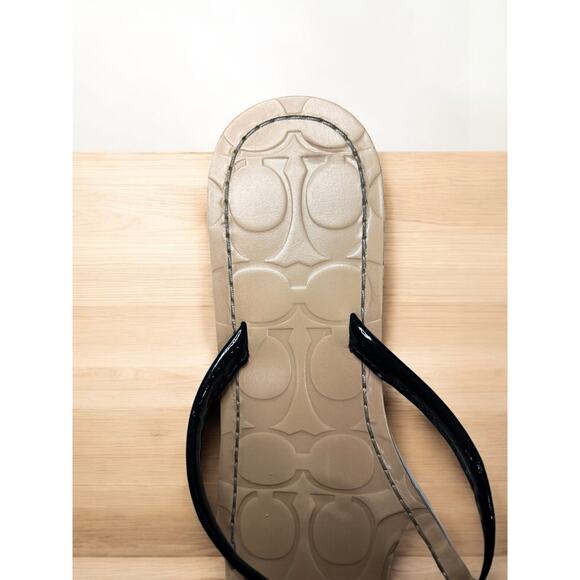 Y2K Coach Signature Crab Thong Sandal Size 8.5 - Picture 6 of 9